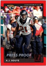 2017 Donruss #199 A.J. Bouye Press Proof Red