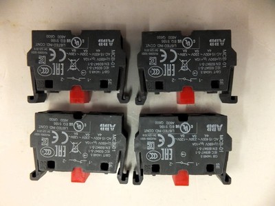 ABB MCB-01 CONTACT BLOCKS ( LOT OF 4 )