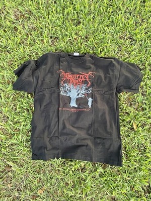 Forgotten Tomb Short Sleeve T-Shirt Men's Size Large Black Graphic Print Tee