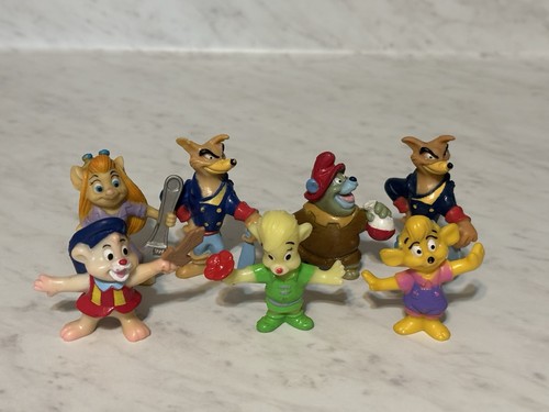 1991 Kelloggs Disney Cereal Figures Lot ! Rescue Rangers, Gummi Bears, Talespin