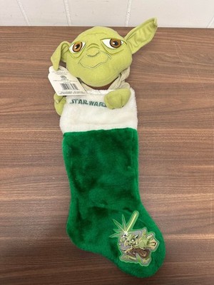 Star Wars Yoda Green Holiday Stocking X Mas Brand New Toys