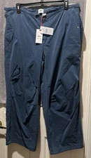 BDG Urban Outfitters Drawcord Waist Cargo Men's 33-32 D Blu BAGGY Knee Darts $84