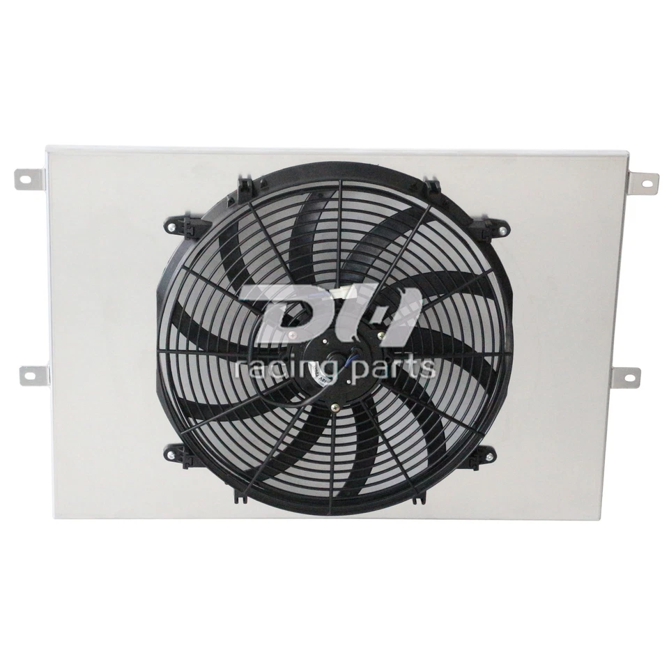 Cubierta de aluminio + 16" Fan Fit Dodge Ramcharger 1971-1978 D/W 200 300 camioneta CB300 Foto 4 de 4