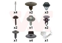VAN Wezel Montagesatz KotflüGel 4368796 FüR Renault Twingo 3 Tce 110 BCM9 BCM2