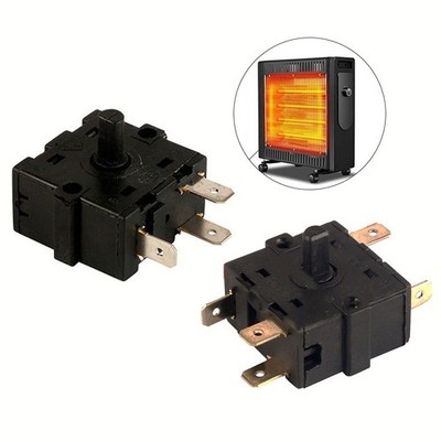 Easy On/Off Drehwahlschalter für elektrische Raumheizung AC250V 16A