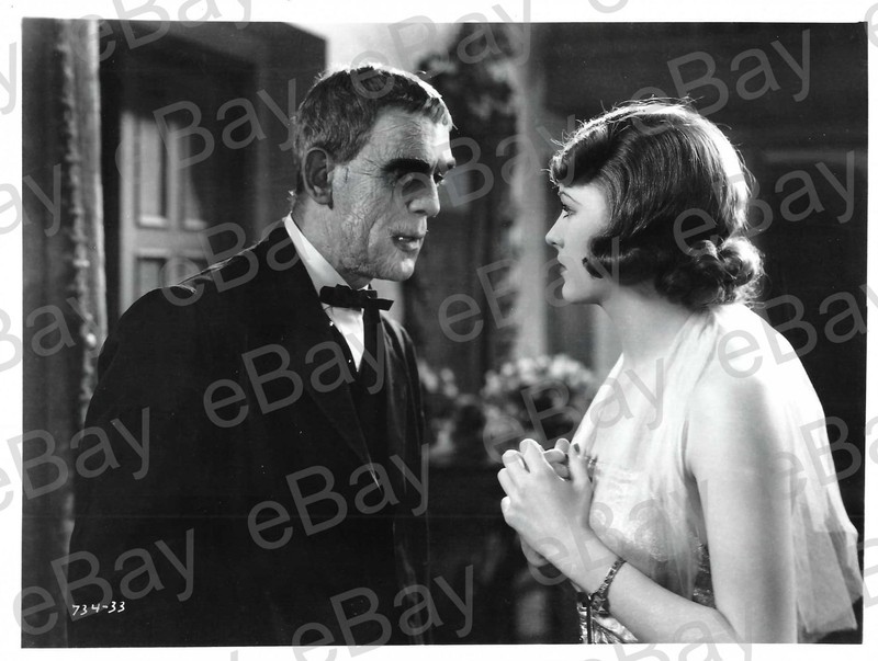 Striking Publicity Photo Boris Karloff and Irene Ware THE RAVEN 1935