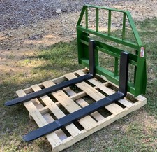 New 3500lb Kivel Pallet Forks Attachment For John Deere Tractor- 48