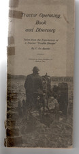 Tractor Operating Book and Directory, Sparks, 1919, 144 pages