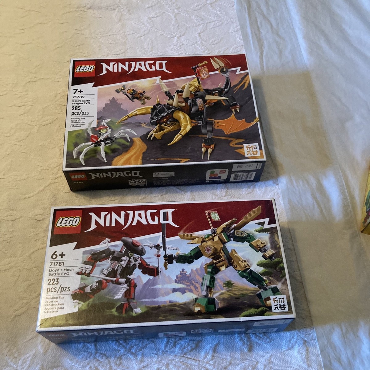 エミネム LEGO NINJAGO SET #71781 LLOYD'S MECH BATTLE EVO, #71782 COLE'S