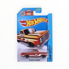 Hot Wheels '83 Chevy Silverado 16/250 - Orange - 2015 Mainline A