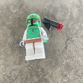 LEGO sw0002a Star Wars Minifigure BOBA FETT 2006 Bluish Grays 6209 6210 Blaster