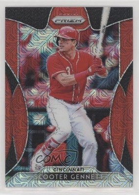 2019 Panini Prizm Red Mojo Prizm 13/299 Scooter Gennett #75 0zc5