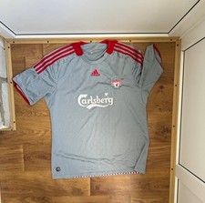 1Liverpool 2008 2009 Away Shirt Football Soccer Jersey adidas 313197 Size XXL