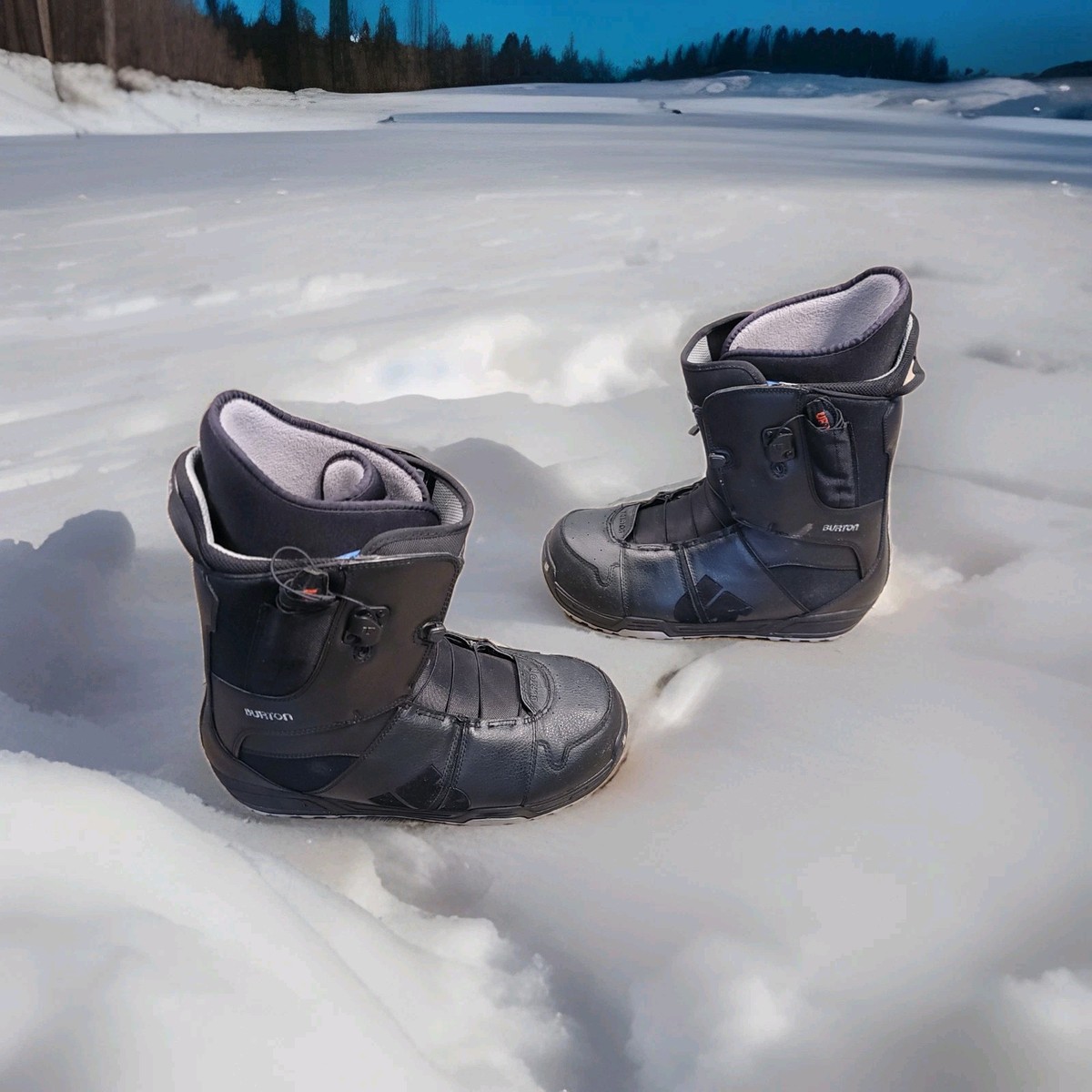 Burton Moto Imprint Men Snowboard Boots US 15 Black Speed Lace