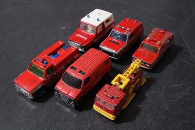 MIX BRAND Diecast Fire Feuerwehr SET - 6 Pieces # 098
