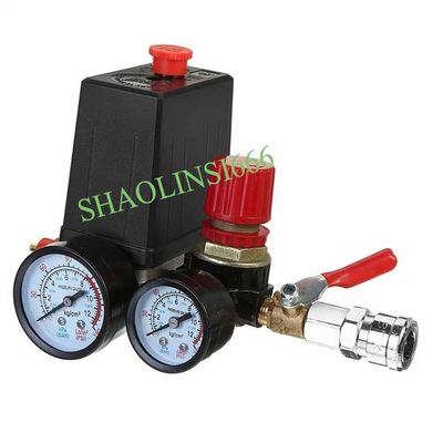 #ad #ad Air Compressor Pressure Switch Control Valve Regulator With Gauges Fittings 240V $28.49