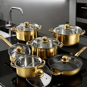 Ensemble d'articles de cuisine en acier inoxydable - Sans objet - Bâton 12 Pièces
