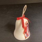Vintage 1999 DeGrazia Christmas Bell Ornament Bisque Madonna with Children  — photo 9