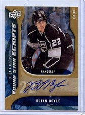 2009/10 UPPER DECK TRILOGY BRIAN BOYLE AUTOGRAPH