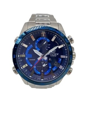CASIO Solar Watch EDIFICE Analog SLV SLV From Japan