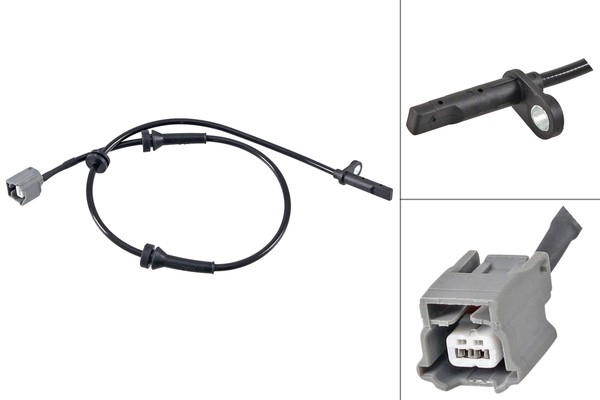 f.becker_line Abs-Sensor Vorne Rechts Links FüR Nissan Qashqai II Renault-image
