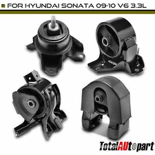 New 4x Auto Trans Engine Motor & Transmission Mount for Hyundai Sonata 2009 2010