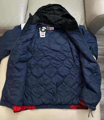 AAPE by A Bathing Ape Padded Jacket with Hidden Hood - Men L/Women XL -MRSP$400 - Picture 7 of 10