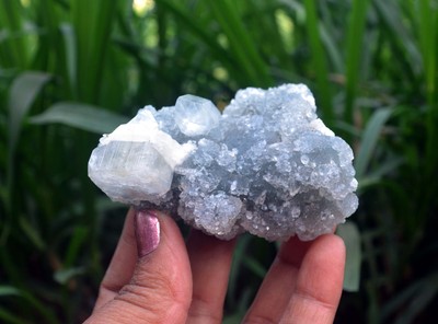 apophyllite w/ chalcedony matrix minerals specimen f-2