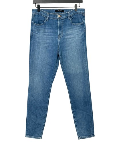 J Brand Alana High-Rise Crop Skinny Jeans in Radiate Stretch Med Wash Size 30