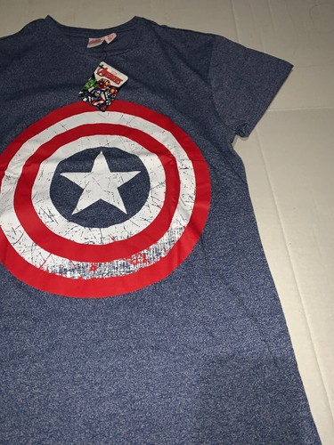 Totalmente Nuevo - Marvel's Avengers Capitán América Camisa Elástica Delgada para Hombre (Talla XS) - Imagen 6 de 6