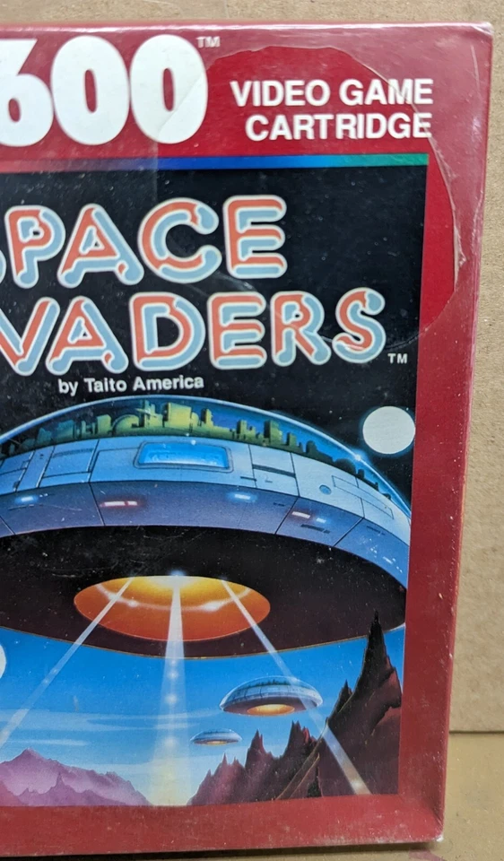 1988 Space Invaders Atari 2600 Video Game, Red Box Version, Factory Sealed - Image 2 of 4