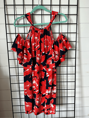 navy and red dress for wedding The Mariner Navy Sequin Off Shoulder A-Line Chiffon Wedding Guest Dress