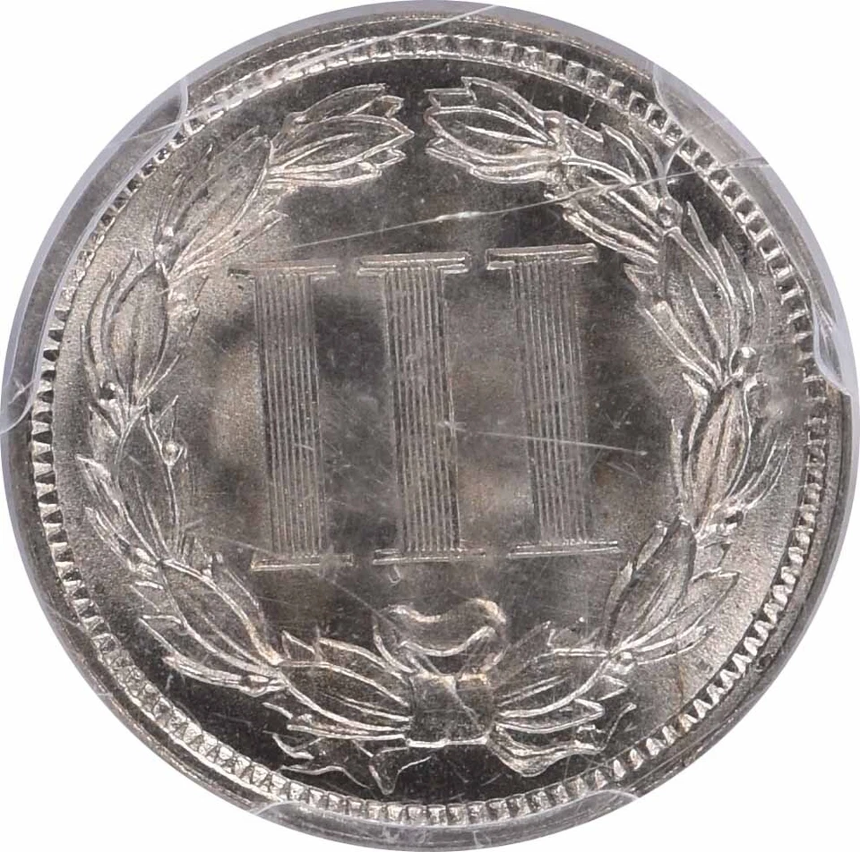 1889 Three Cent Nickel MS66 PCGS (CAC) - Image 4 of 4