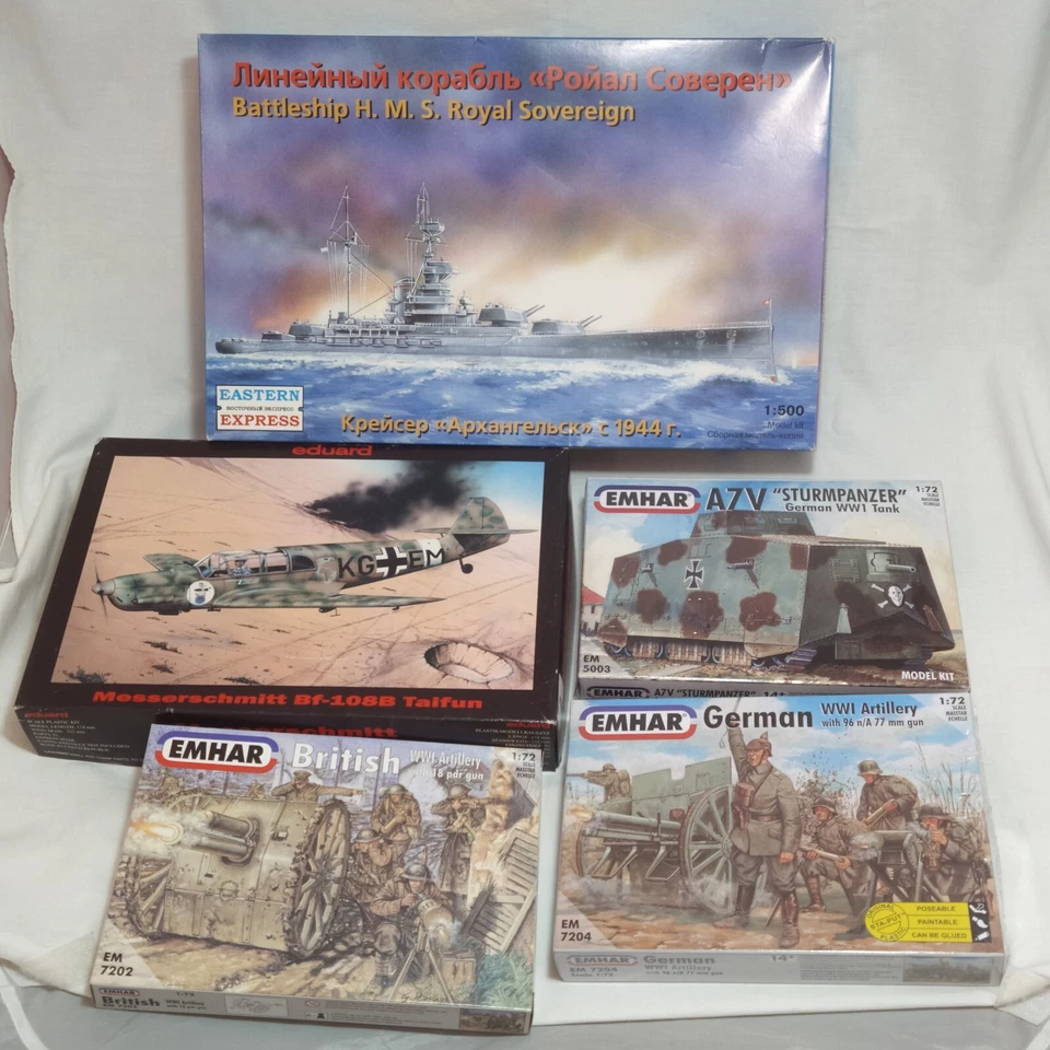 KIT MODELLISMO STATICO AEREI NAVI MEZZI TERRESTRI SOLDATI A SCELTA - SCALE MISTE - Immagine 2 di 4