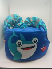 Children  s Blue Shark Life Jacket Floating Device Vest Holds 30-50 Pounds