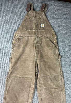 Vintage 80s 90s Carhartt Overalls Mens 38X31 Double Knee Vintage 80s 90s Carhartt Overalls Mens 38X31 Double Knee