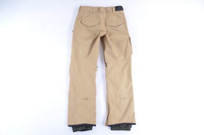 Burton Living Lining SnowBoard Winter Tan-Beige Pants Trouser Mens