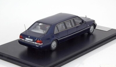 NEO 1993 MERCEDES BENZ S-CLASS S600L (W140) PULMANN DARK BLUE 1:43