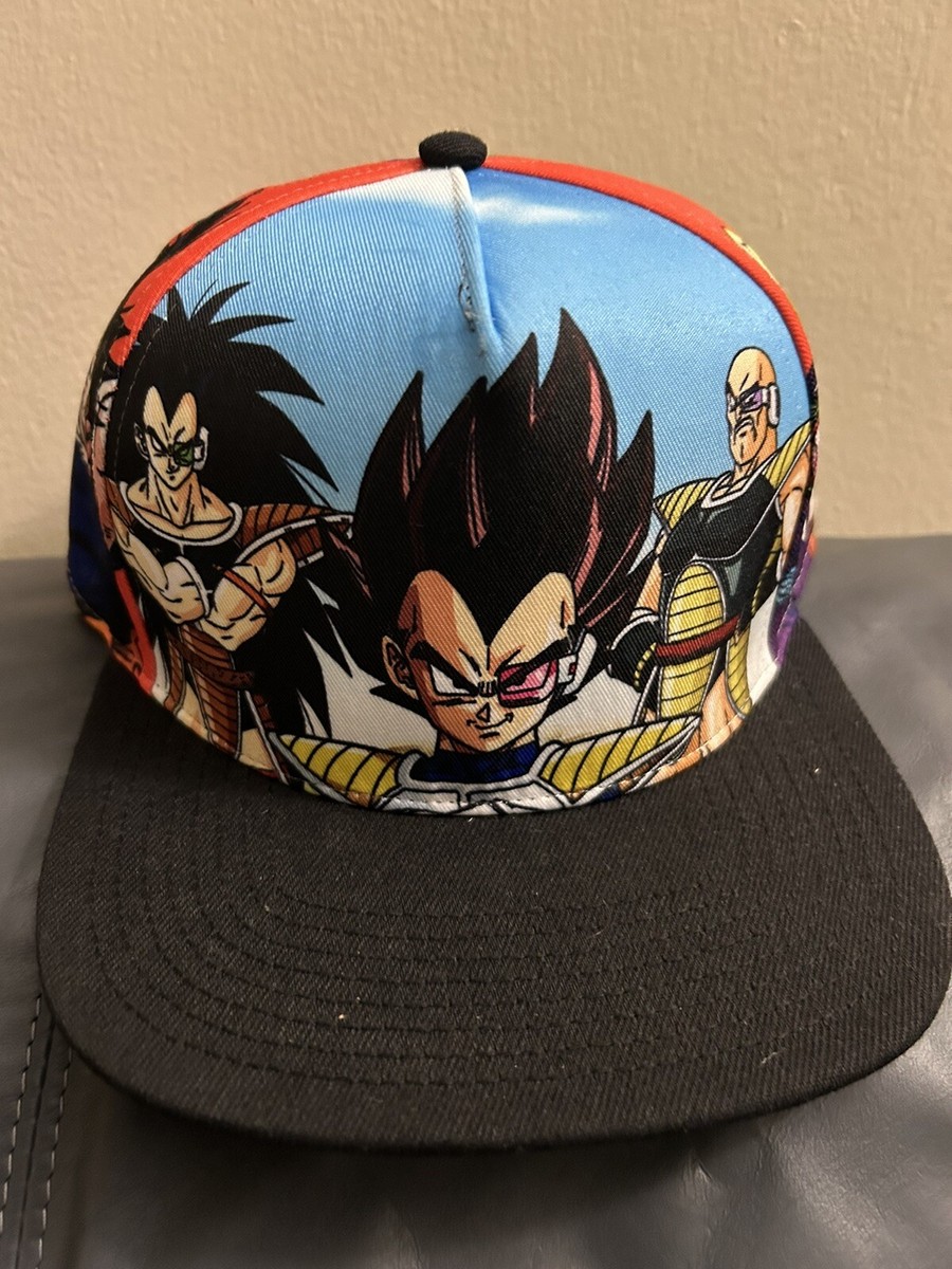 Dragon Ball Z Anime Hat Vegeta Saga Character Panel Flatbill