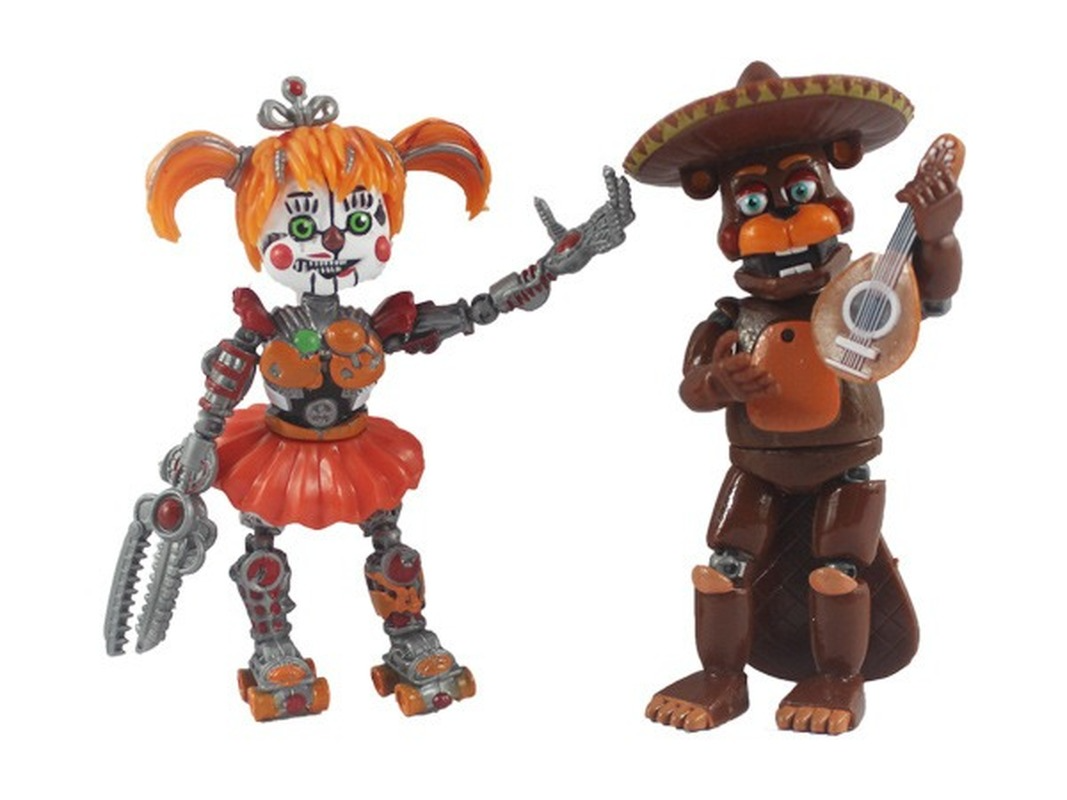 6PCS SET FNAF ACTION FIGURE: Five Nights at Freddy's Pizzeria Simulator Series
