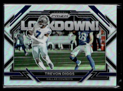 Trevon Diggs - 2022 Panini Prizm Lockdown! Prizms Silver #L-18 Dallas Cowboys