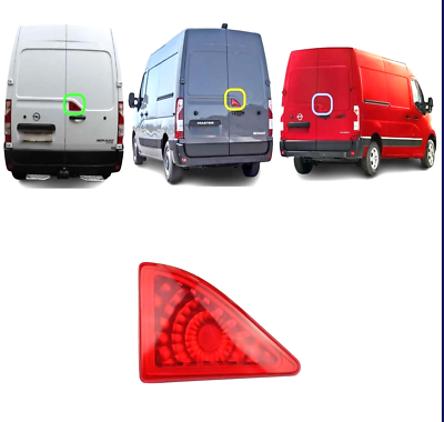 Rear Red 3rd Brake Light Lamp For Renault Master MK3 & Movano - Part 265900021R 9 thumbnail image