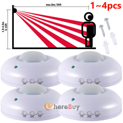 LOT 110V-240V Infrared PIR Motion Sensor Detector Outdoor Wall Light Switch LED