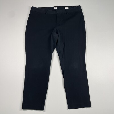 Gap Pants Women s 18 Black Curvy Signature Skinny Ankle Trousers Measures 38x25