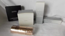 Jafra lot of 5 face pwdr, CC creme, imperfection corrector Kabuki brush & primer