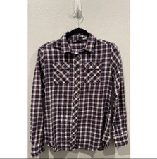 BDG Multicolor Plaid Button Down Shirt Size S