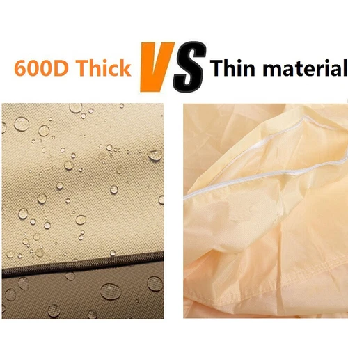 58" 64" 70" 72" Heavy Duty 600D BBQ Gas Grill Cover Waterproof Barbecue Covers - Picture 8 of 21