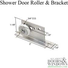 Shower Door Roller Bracket for Shower Door Top Hung Roller Bracket Pair