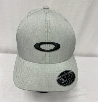 Oakley Mens Pro Formance Hat Adjustable Golf Cap White Heather Grey One Size New