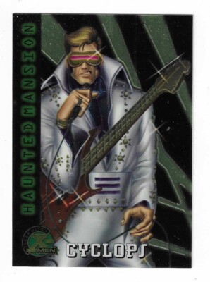 1995 Fleer Ultra X-Men Chromium Cyclops as The King Card #92